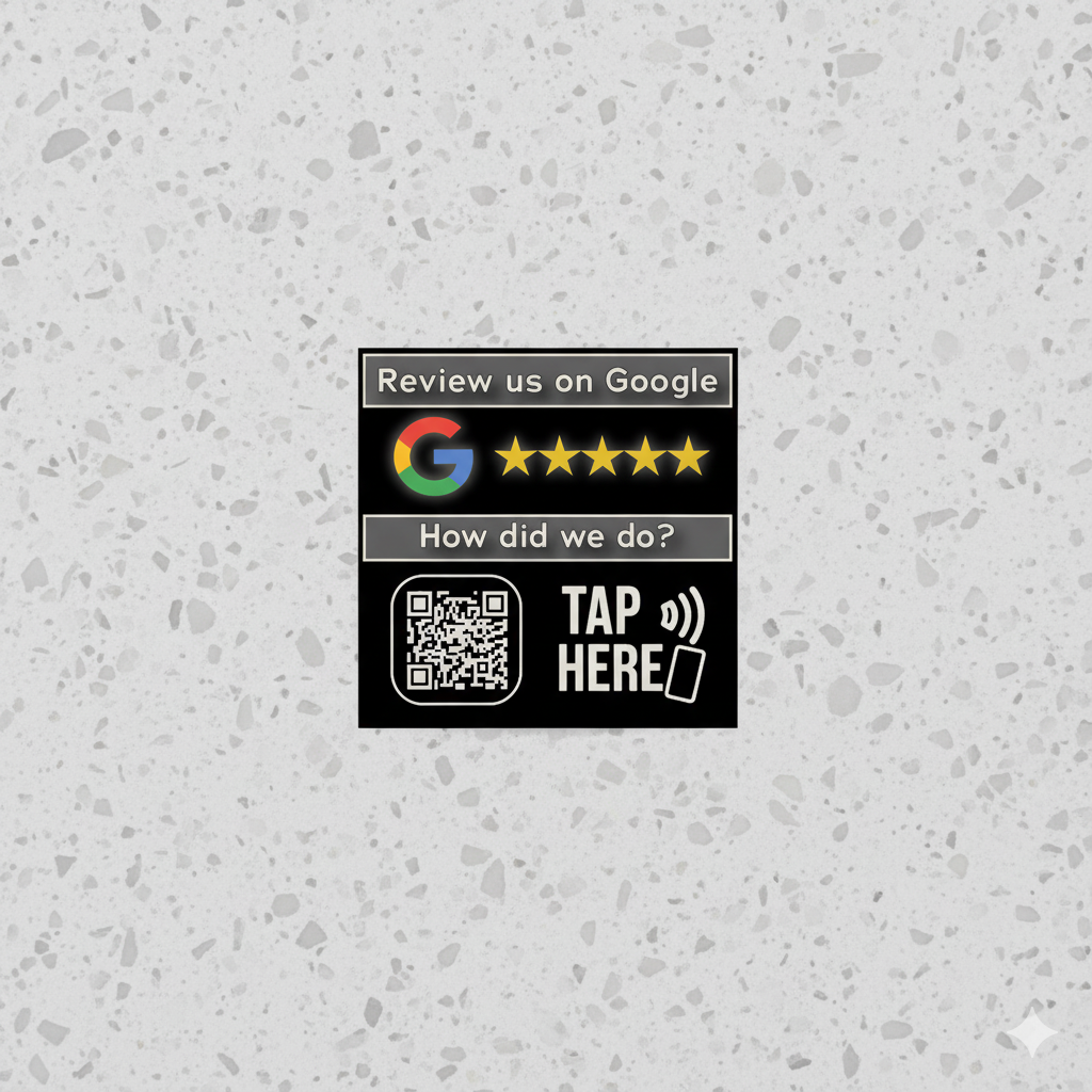 Square NFC Review Decal | Tap for Google Reviews | Ships from Ontario