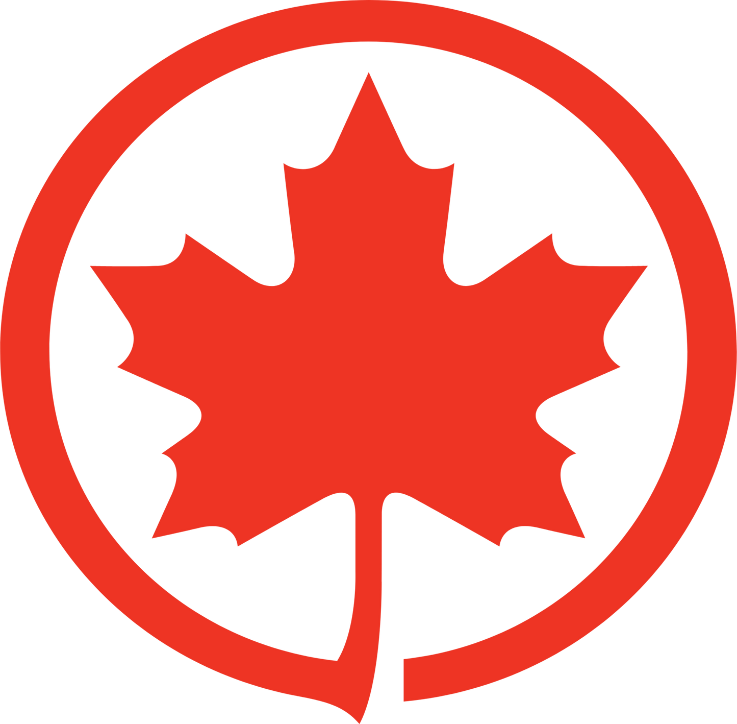 Image of Canadian Flag Maple Leaf Vinyl Decal