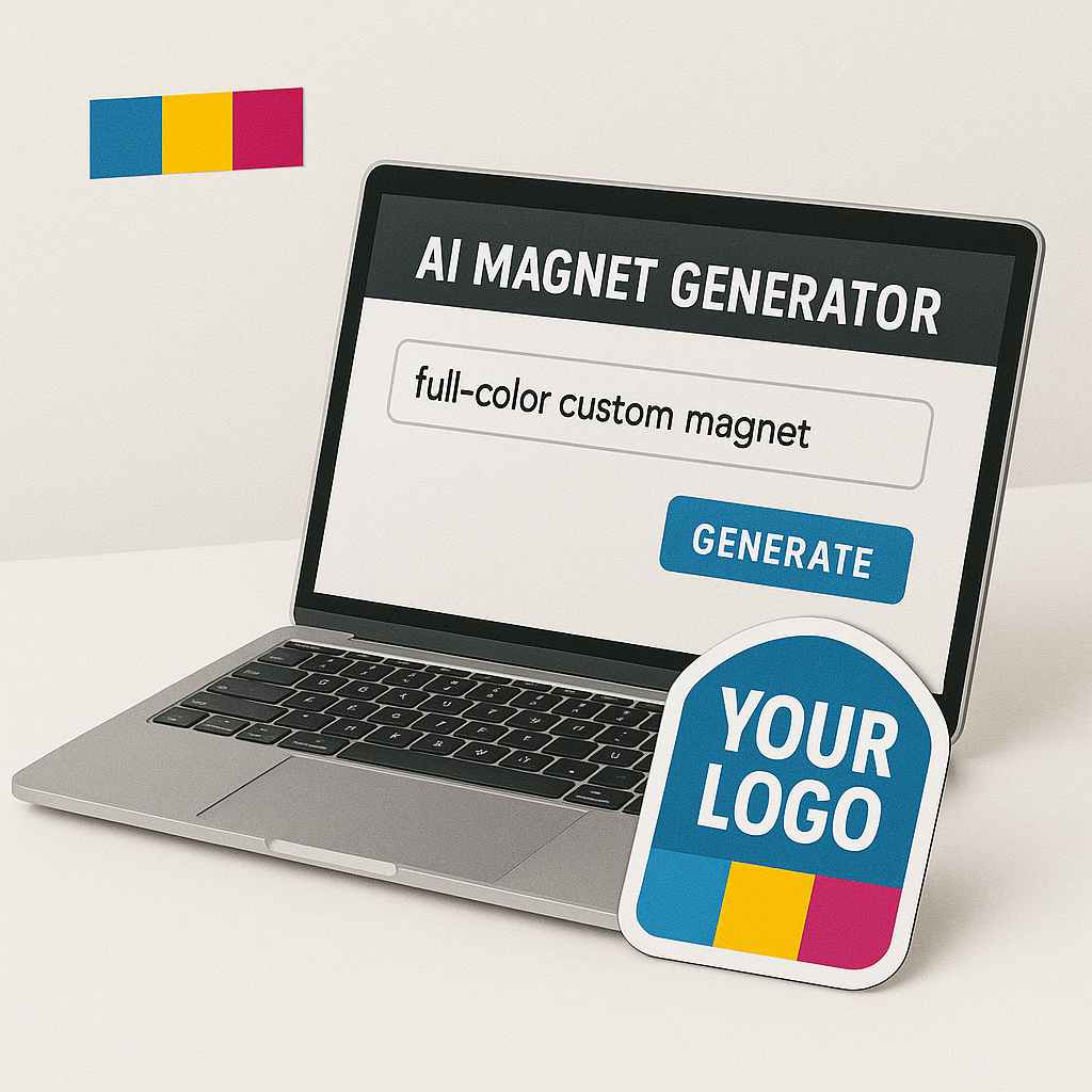 AI-Powered Custom Shape Car Magnets | Live Design Tool - Niagara Stands Out