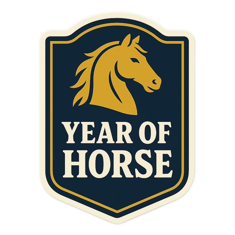 Year of the Caballo Sticker | Chinese Zodiac Decal - Product Image