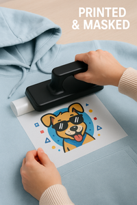 Custom Printable HTV — Printed & Masked Iron-On — Upload Your Design