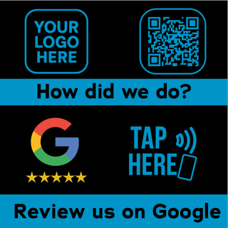 NFC Review Table Decal | Adhesive Flat-Lay Sticker | Ships Today ON | from $39