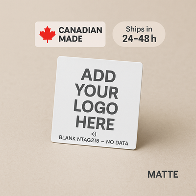 NTAG215 NFC Decal + Tag — Custom Artwork (Multiple Sizes)