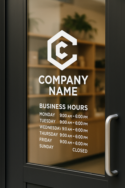 Brand Takeover — Double Fascia + Window Perf x4 + A-Frame (Installed) Niagara Stands Out