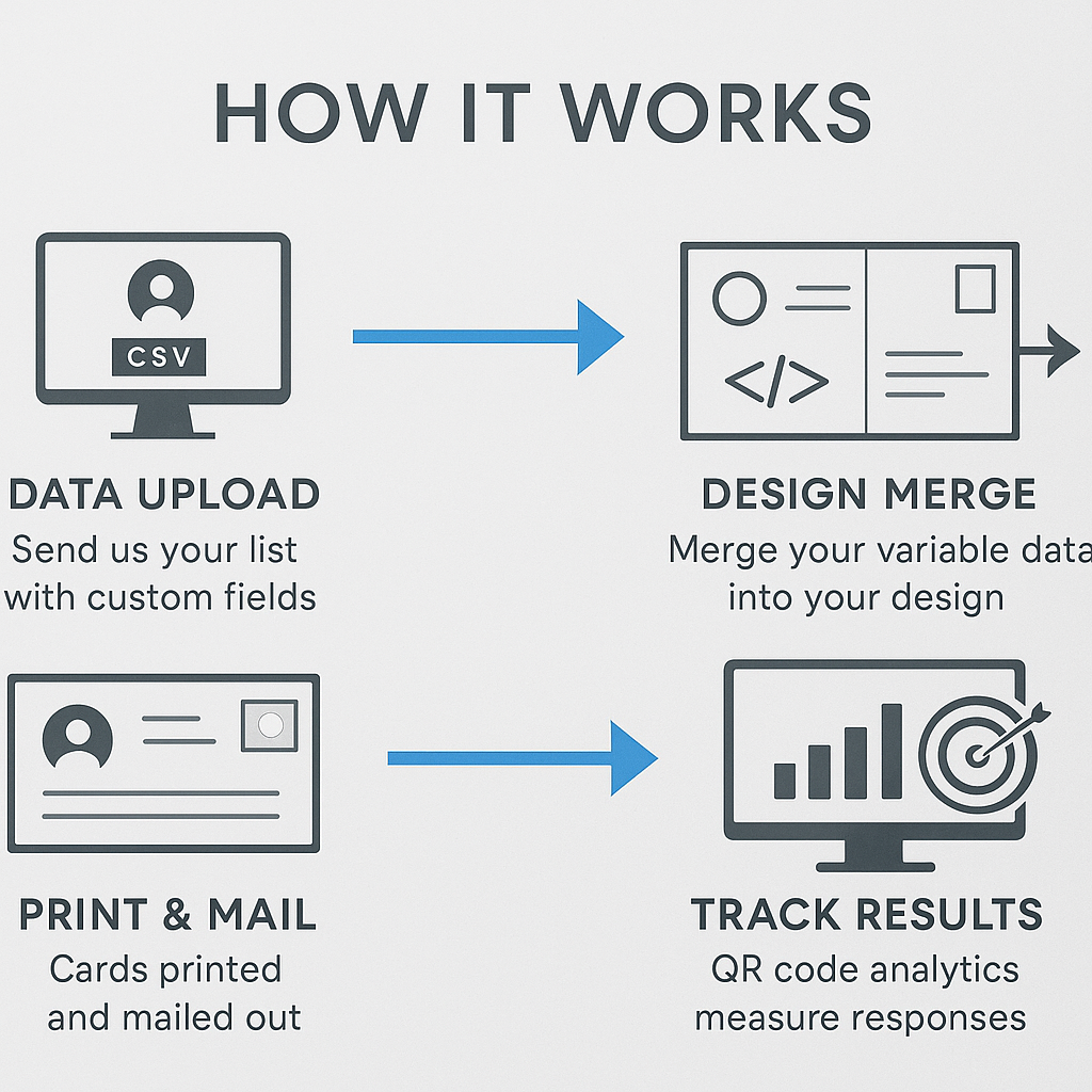 Variable-Data Postcards Niagara – 1-to-1 Marketing in 4 Days Niagara Stands Out