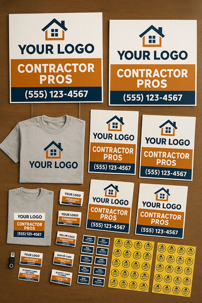 Professional Contractor Starter Kit Canada - Essential Branding Package Niagara Stands Out