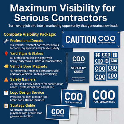 Contractor Visibility Kit - Professional Branding & Signage | Niagara Falls Region Niagara Stands Out