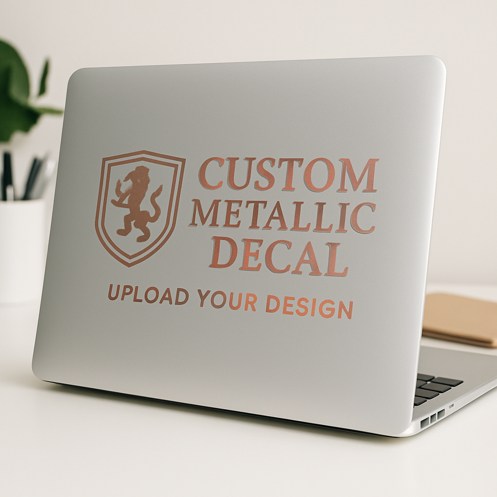 Custom Metallic Decals — Upload Your Design (Gold, Silver - Niagara Stands Out