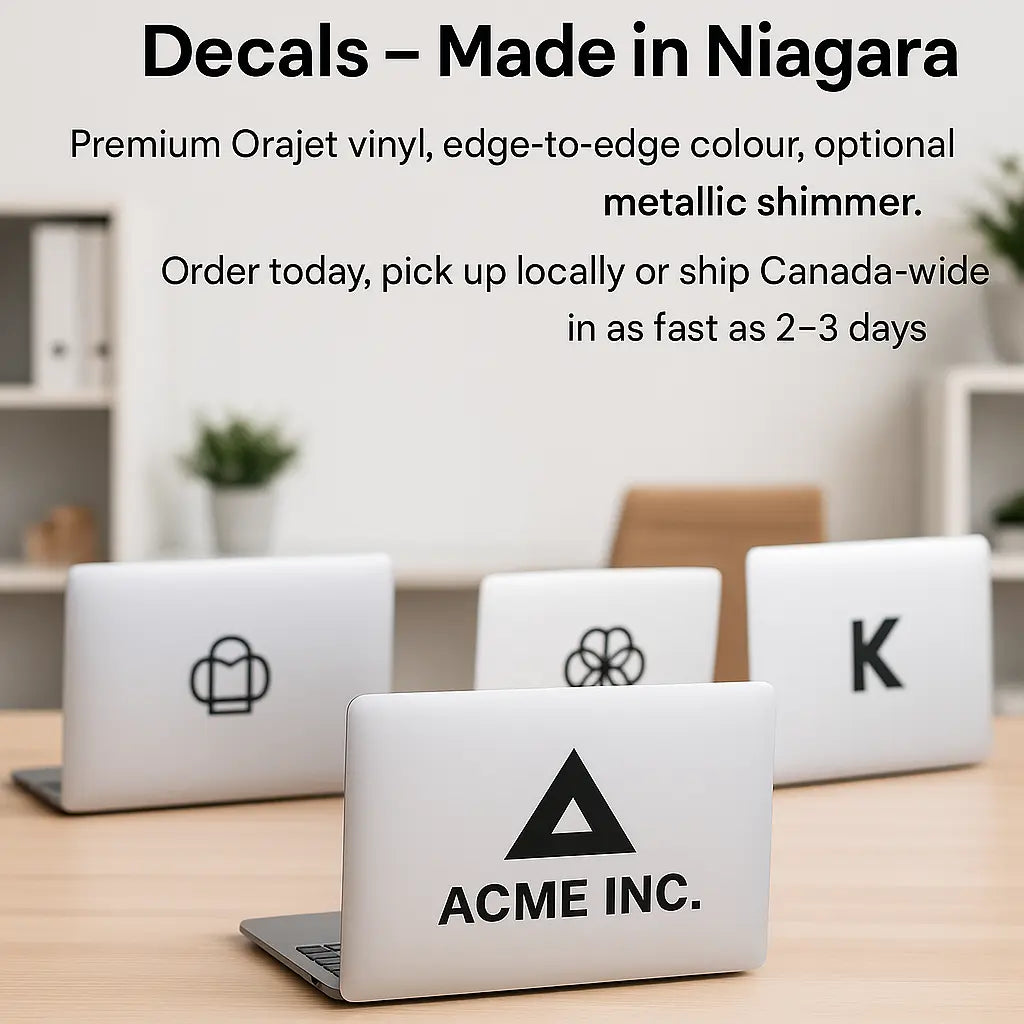 MacBook Decals & Laptop Stickers - Custom Vinyl Laptop Skins Niagara Stands Out
