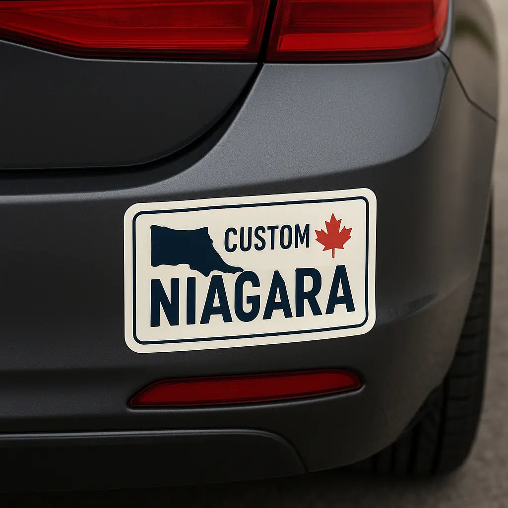 Custom Vinyl Stickers & Decals Canada - All Sizes | Car Graphics to Mini Stickers Niagara Stands Out