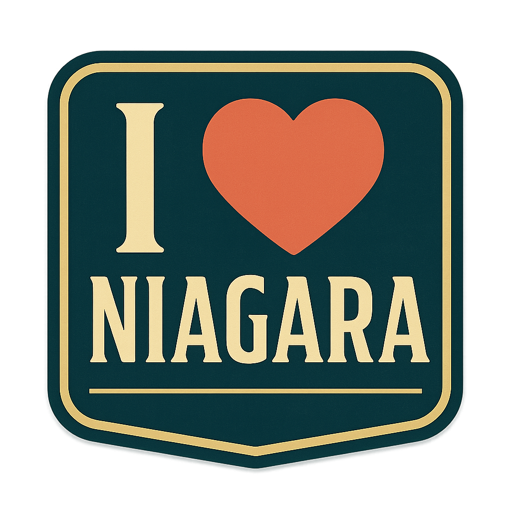 I ♥ Niagara — Window Decal