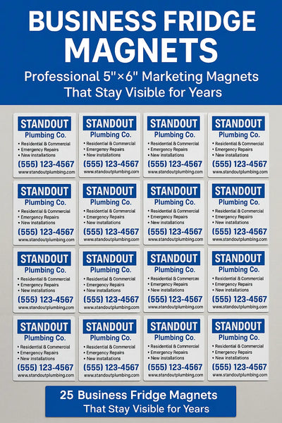Custom Fridge Magnets for Business Marketing | Bulk Order Promotional Magnets Niagara Stands Out