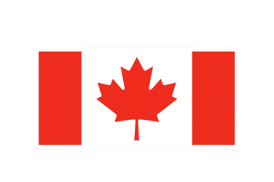 Canadian Flag Decal Pair — Left/Right Mirrored (Outdoor Vinyl) Niagara Stands Out