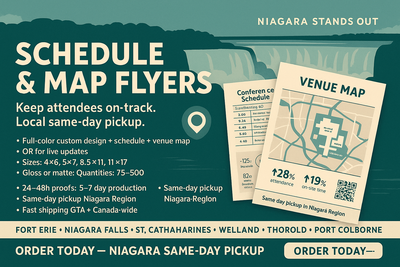 Schedule & Map Flyers