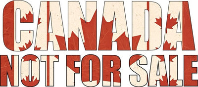 Not For Sale Canada Flag