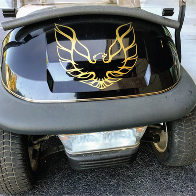 Gold Phoenix Firebird Decal - Premium Vinyl Car Sticker Niagara Stands Out