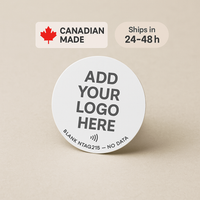 NTAG215 NFC Decal + Tag — Custom Artwork (Multiple Sizes)