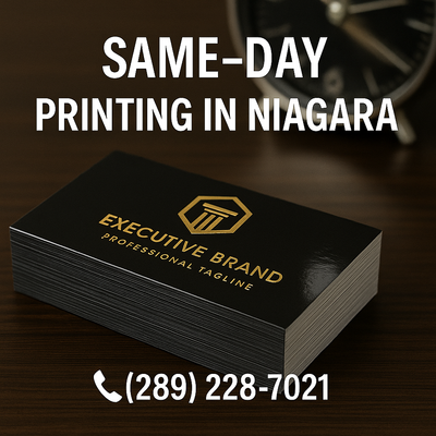 16pt AQ Coated Business Cards Niagara | Weather Warrior Outdoor | Water Resistant Professional Niagara Stands Out