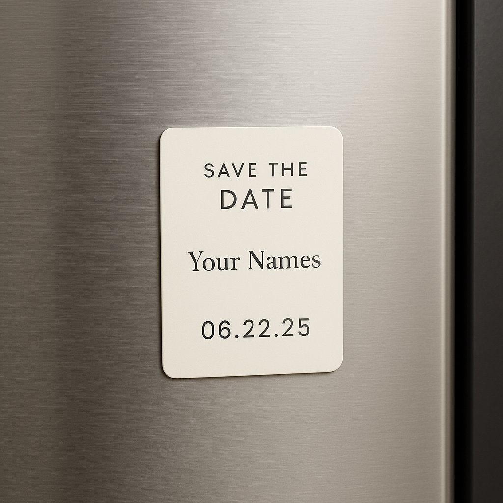 Save-the-Date Magnets — Photo & Text (Canada)