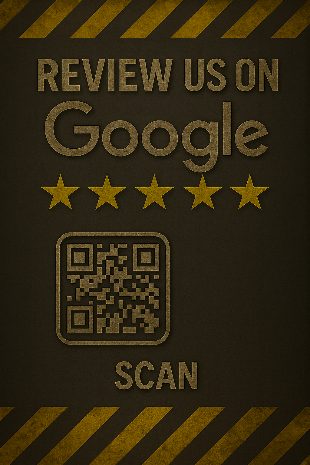 Google Review NFC Decal — Tap or Scan (Mechanic Shop Edition, Canada)