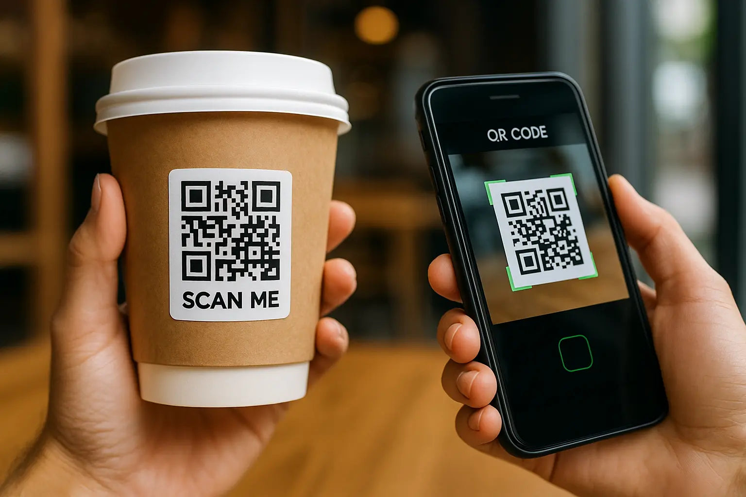 QR Code Stickers | Contactless Payment & Menu Solutions | Restaurant QR Codes Niagara Stands Out