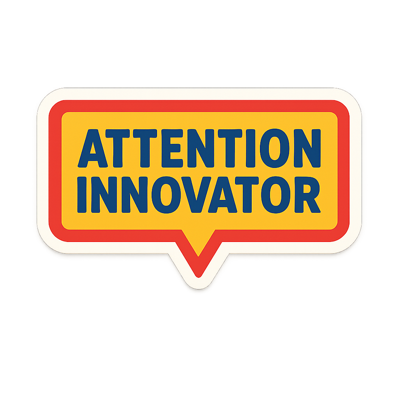 Sticker With Bold Vintage Message Sticker Sticker with Bold Vintage Message