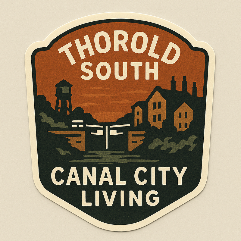 Same-Day Thorold South Emblem Sticker in Niagara Thorold South Emblem Sticker