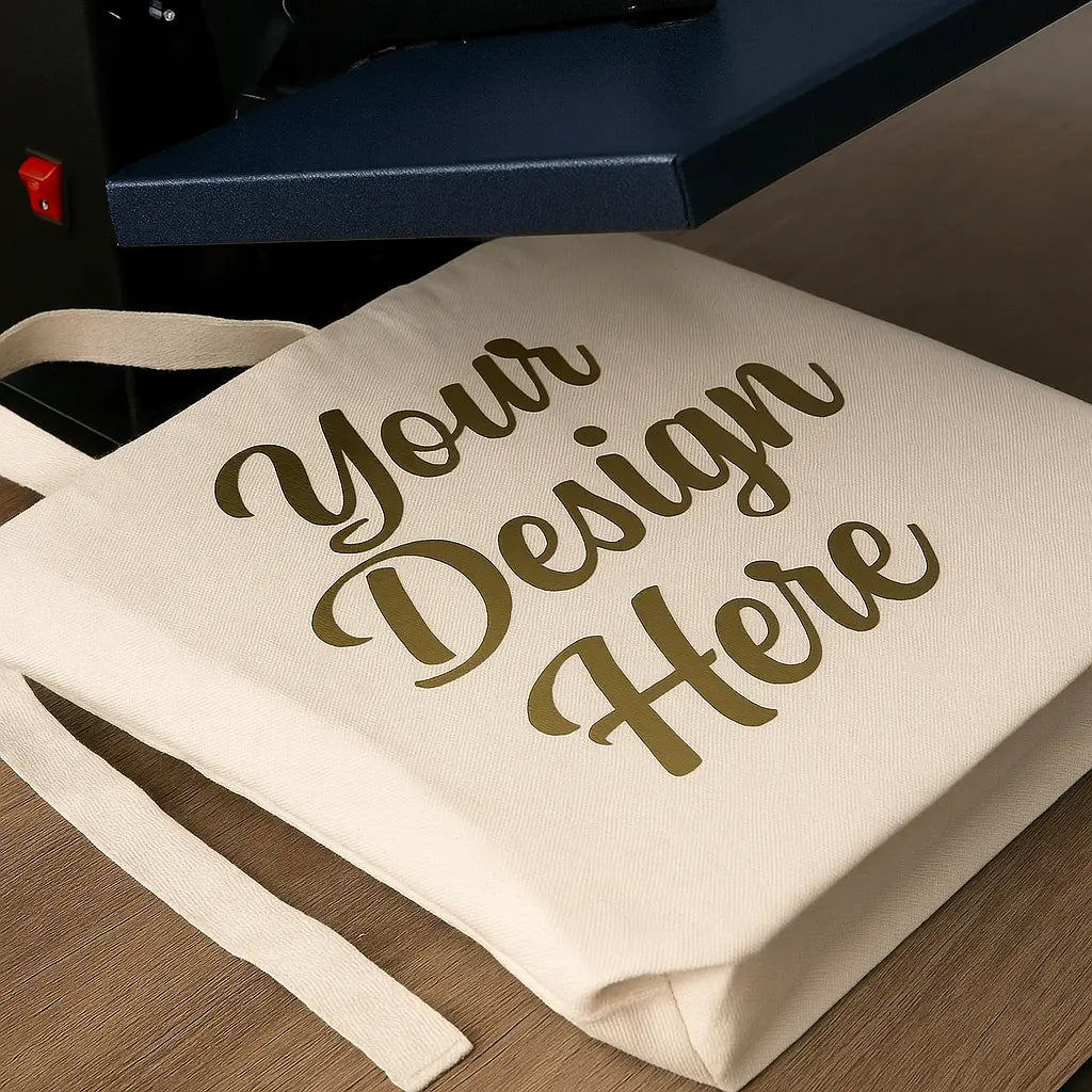 Custom Tote Transfers | Metallic HTV for Canvas Bags | Heat Transfer Vinyl Niagara Stands Out