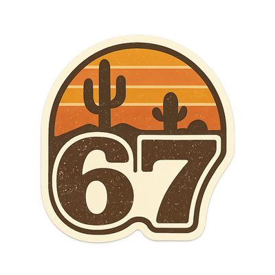 Buy 67 Sticker Canada — Waterproof Vinyl | $7.95 CAD