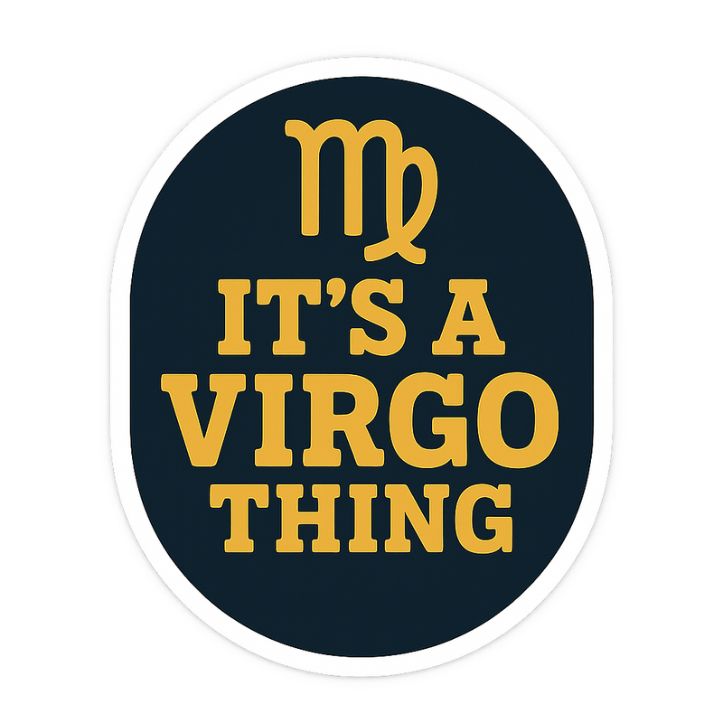Same-Day Virgo Pride Sticker Design Sticker in Niagara Virgo Pride Sticker Design