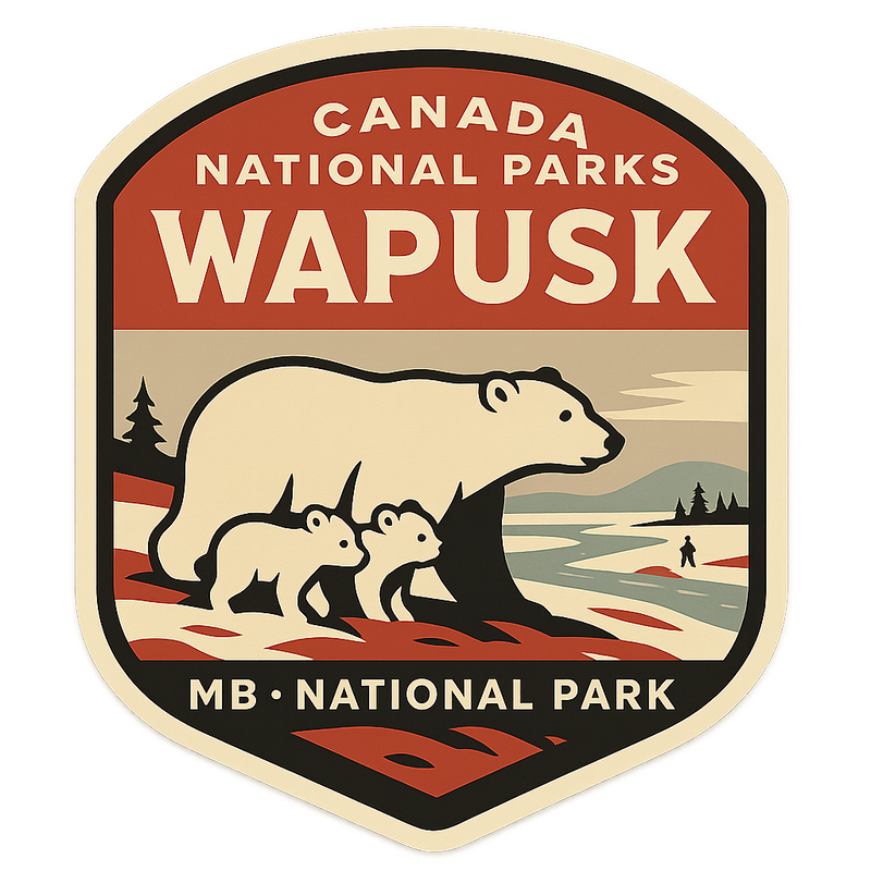 Wapusk National Park Arctic Scene Sticker Canadian National Wapusk National Park Arctic Scene