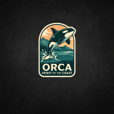 Orca Whale Canada Wildlife Sticker – Niagara Stands Out