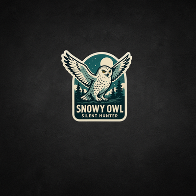 Snowy Owl Canada Wildlife Sticker – Niagara Stands Out