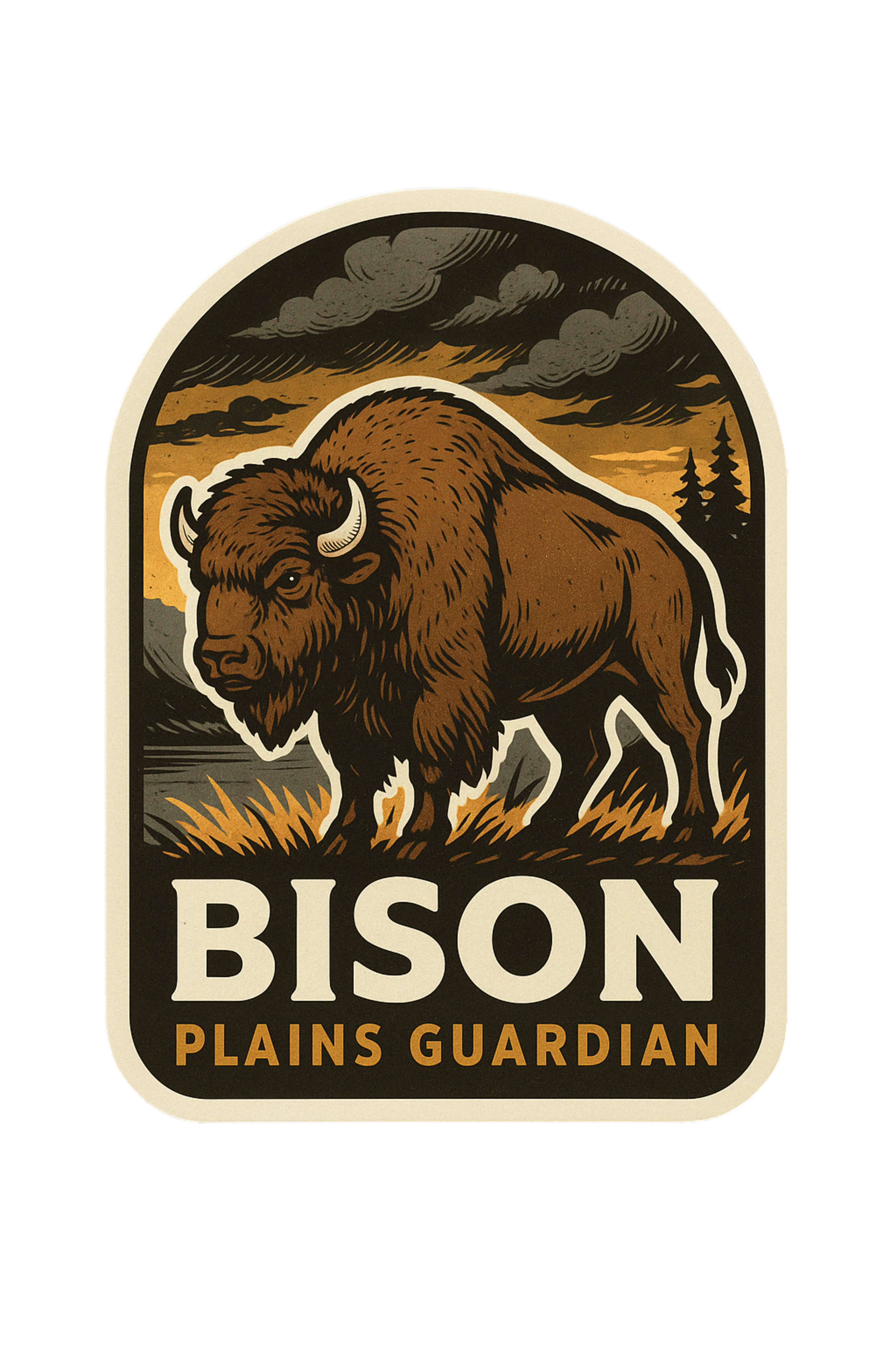 Bison Canada Wildlife Sticker – Niagara Stands Out