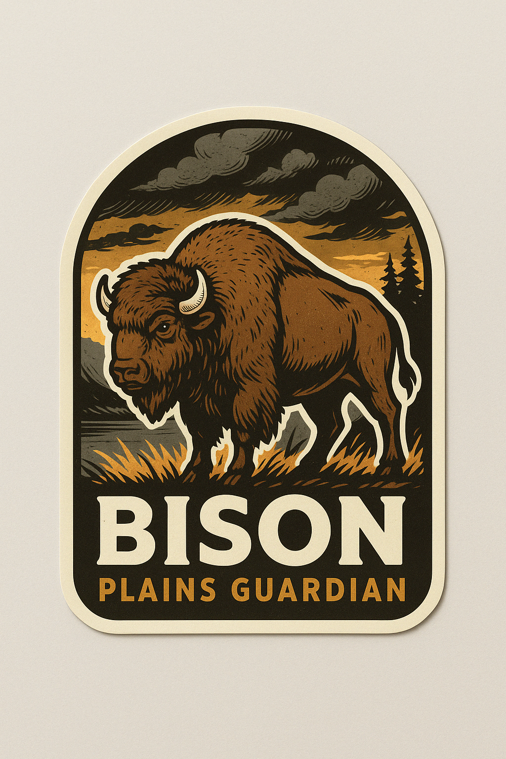 Bison Canada Wildlife Sticker – Niagara Stands Out