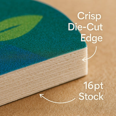 Custom Die-Cut Business Cards — unique shape for brand recall Niagara Stands Out