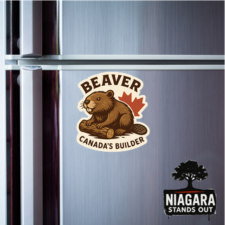 Beaver Canada Wildlife Sticker – Niagara Stands Out