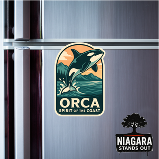 Orca Whale Canada Wildlife Sticker – Niagara Stands Out