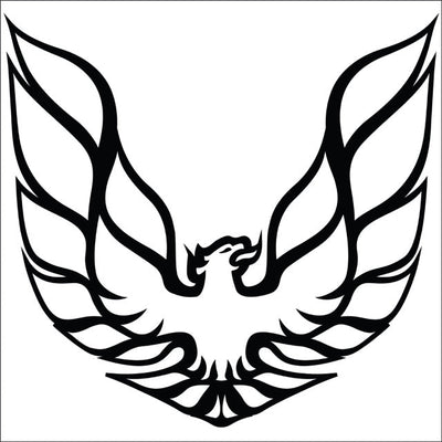 18 Inch Screaming Chicken Decal - Large Trans Am Hood Bird | Standard Phoenix Size Niagara Stands Out