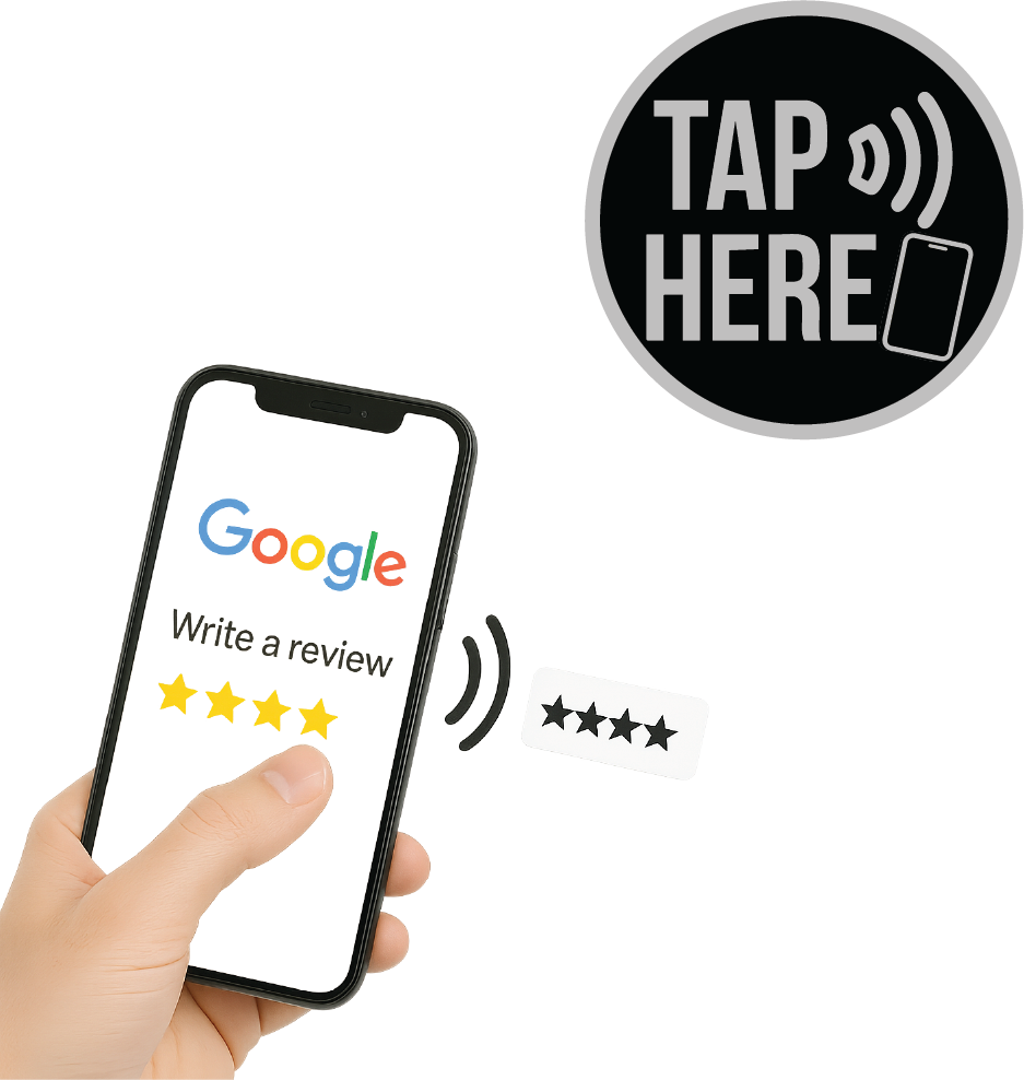 Buy NFC Review Decal Circle | Ships Today Canada | from $29