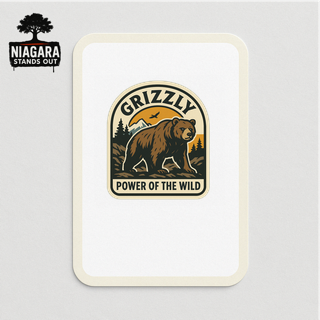 Grizzly Bear Canada Wildlife Sticker – Niagara Stands Out