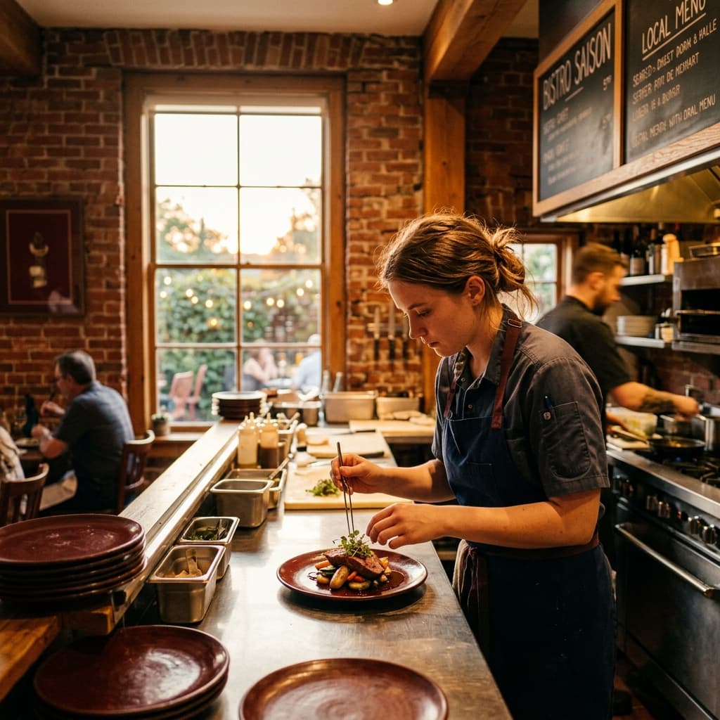 Restaurants professional in Whitby, Ontario — editorial portrait.