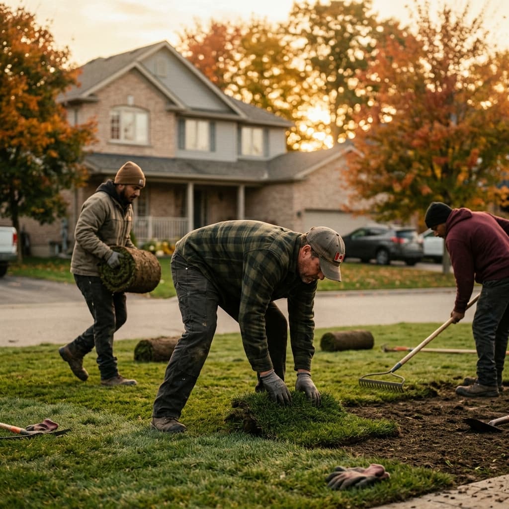 Landscaping professional in Whitby, Ontario — editorial portrait.