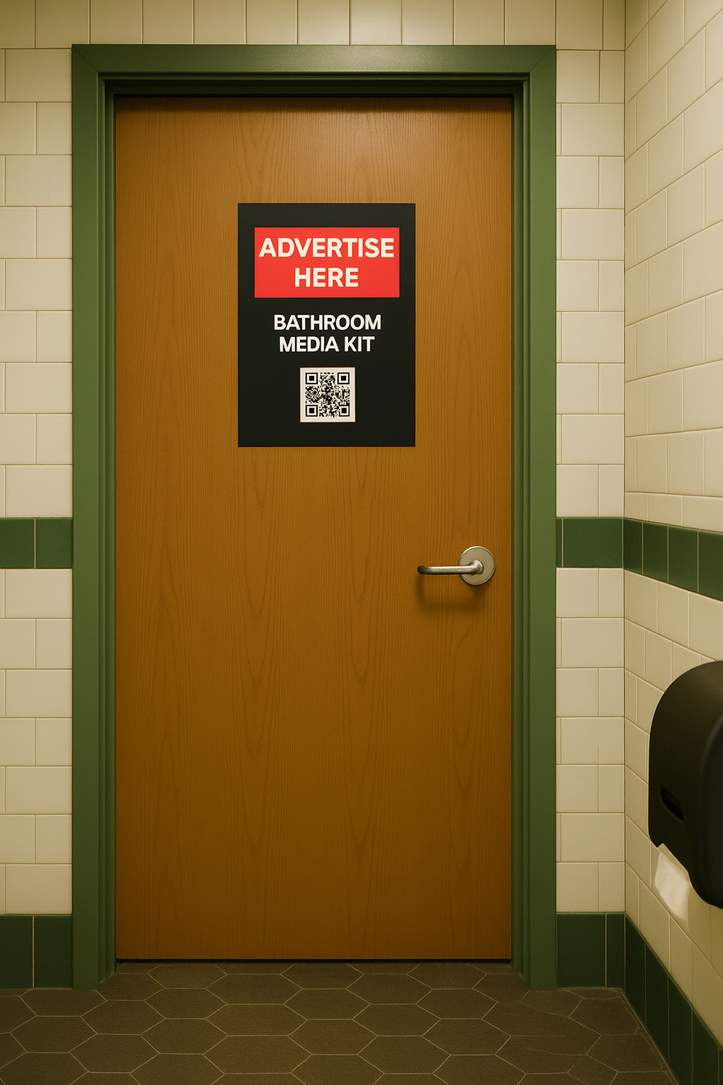 Bathroom Media Kit — Digital Advertising in Restrooms (High-Impact, Captive Audience) | Niagara Canada | Custom Designs Niagara Canada