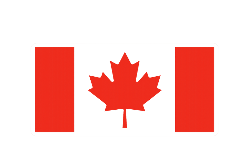 Canada & Provincial Flag Decals — Custom Vinyl Stickers (Waterproof + Free Design)