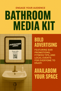 Stop Wasting Bathroom Traffic — Mirror & Door Marketing Kit for O...