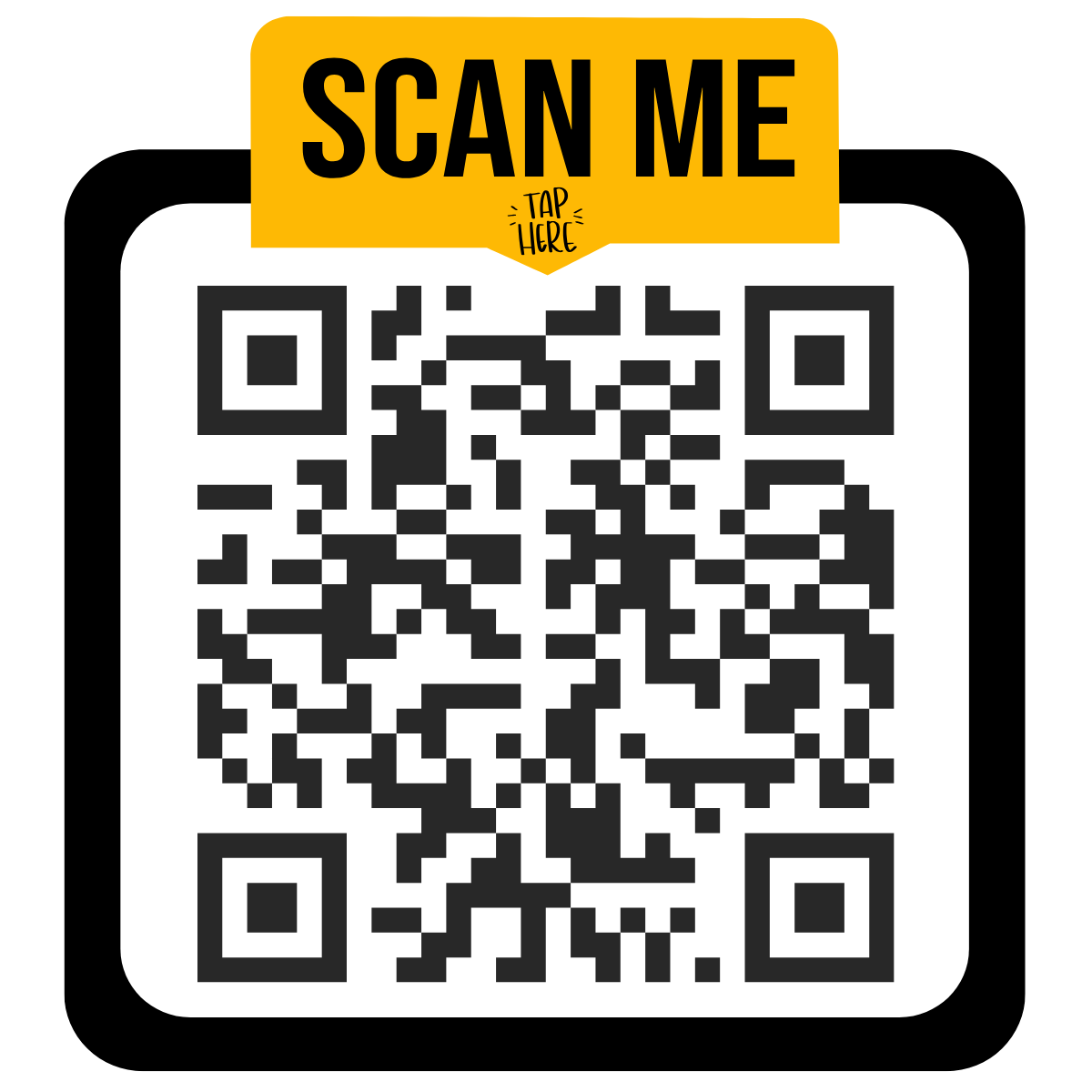 QR Code Social Media Follow Sticker - Product Image