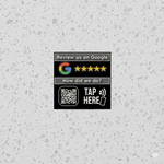 Square Google Review Sticker Vinyl Close Up with Features bbdacb fc a bac abadc