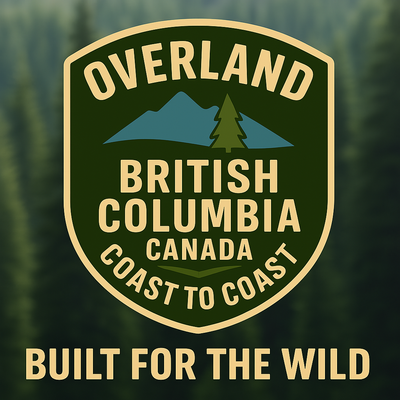 BC Overland Adventure Decal - Beautiful British Columbia Niagara Stands Out