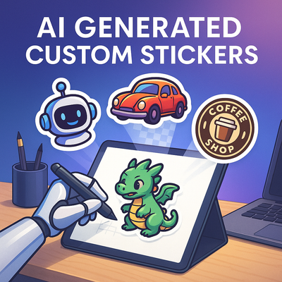 AI Generated Custom Stickers — Print Your Unique Designs | Niagara Stands Out Niagara Stands Out